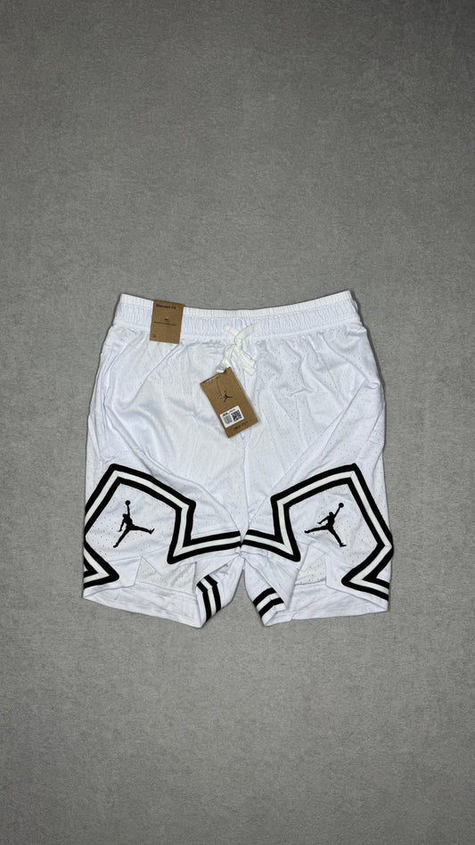 Bermuda Branca Jordan Diamond - Fotos reais 📸